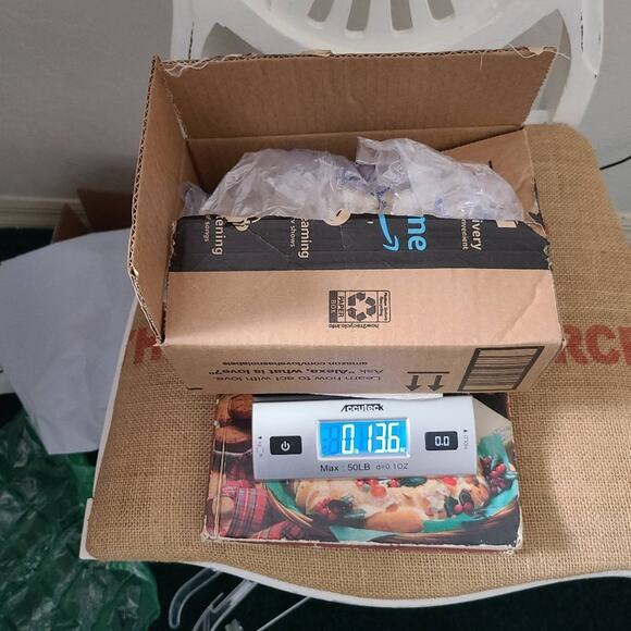 Brown Bag Santa Cookie Art Stoneware Art 1983 Christmas Hill Design - Picture 8 of 8